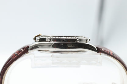 *Exc+5* Vintage BREITLING PERPETUEL SIRIUS B62022 Qz White Dial 32mm Mens Watch