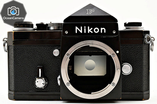SN739xxxx *Exc+5* Nikon F Eye Level Apollo Black 35mm SLR Film Camera Body JAPAN