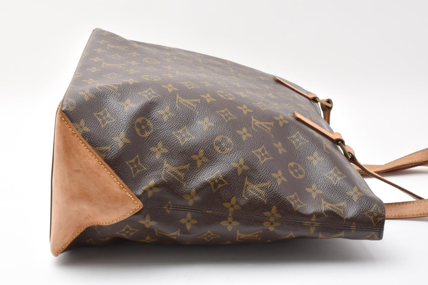 Louis Vuitton CABAS MEZZO Monogram Brown Tote Bag M51151 Authentic Condition SA