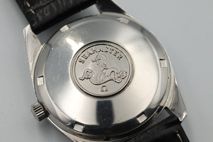 *Exc+5* Vintage OMEGA Seamaster 200m Cal.565 Hand Winding Silver Dial Mens Watch