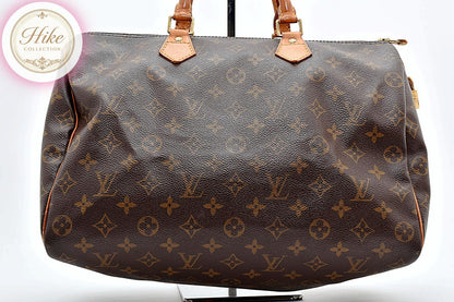 Louis Vuitton Speedy 35 Monogram Brown Handbag M41107  Authentic Condition *B*
