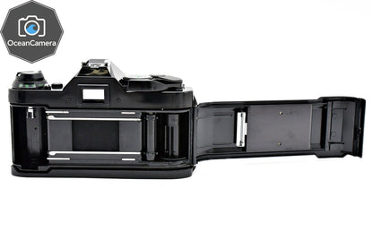 *N MINT* Canon AE-1 Program Black 35mm SLR Film Camera NFD 50mm F1.4 Lens JAPAN