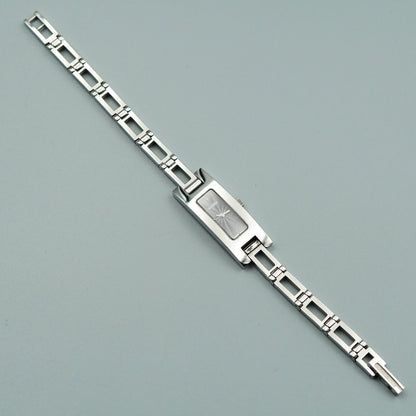 *Exc+5* GUCCI 3900L Quartz Silver Dial Rectangle 12mm Women,Ladies Watch