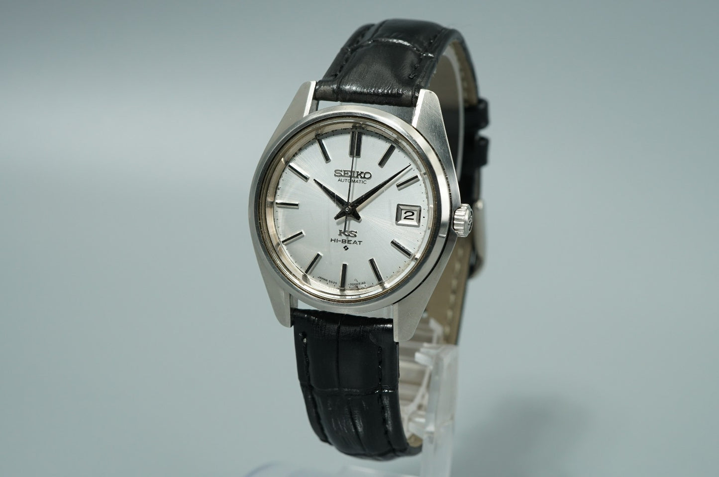 *Exc+4* Vintage 1969 SEIKO KS HI-BEAT 5626-7000 Automatic Silver 36mm Mens Watch