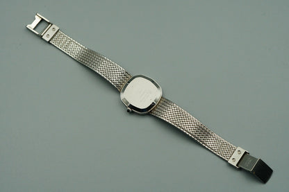 *NEAR MINT* Vintage 1985 SEIKO CREDOR 1421-5021 Qz Cream Square 22mm Women Watch