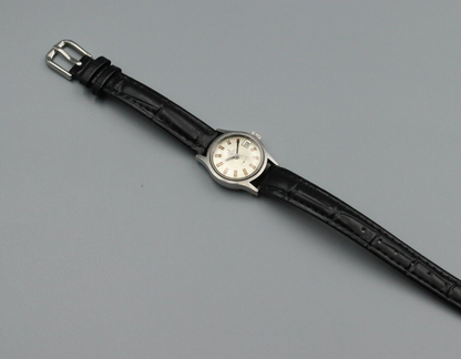 *NEAR MINT* Vintage OMEGA Geneve Cal.681 Automatic Silver Dial Women Watch