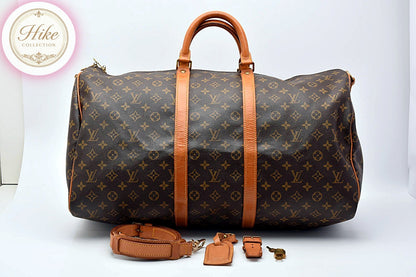Louis Vuitton Keepall Bandouliere 55 Monogram Boston Bag M41414 Authentic