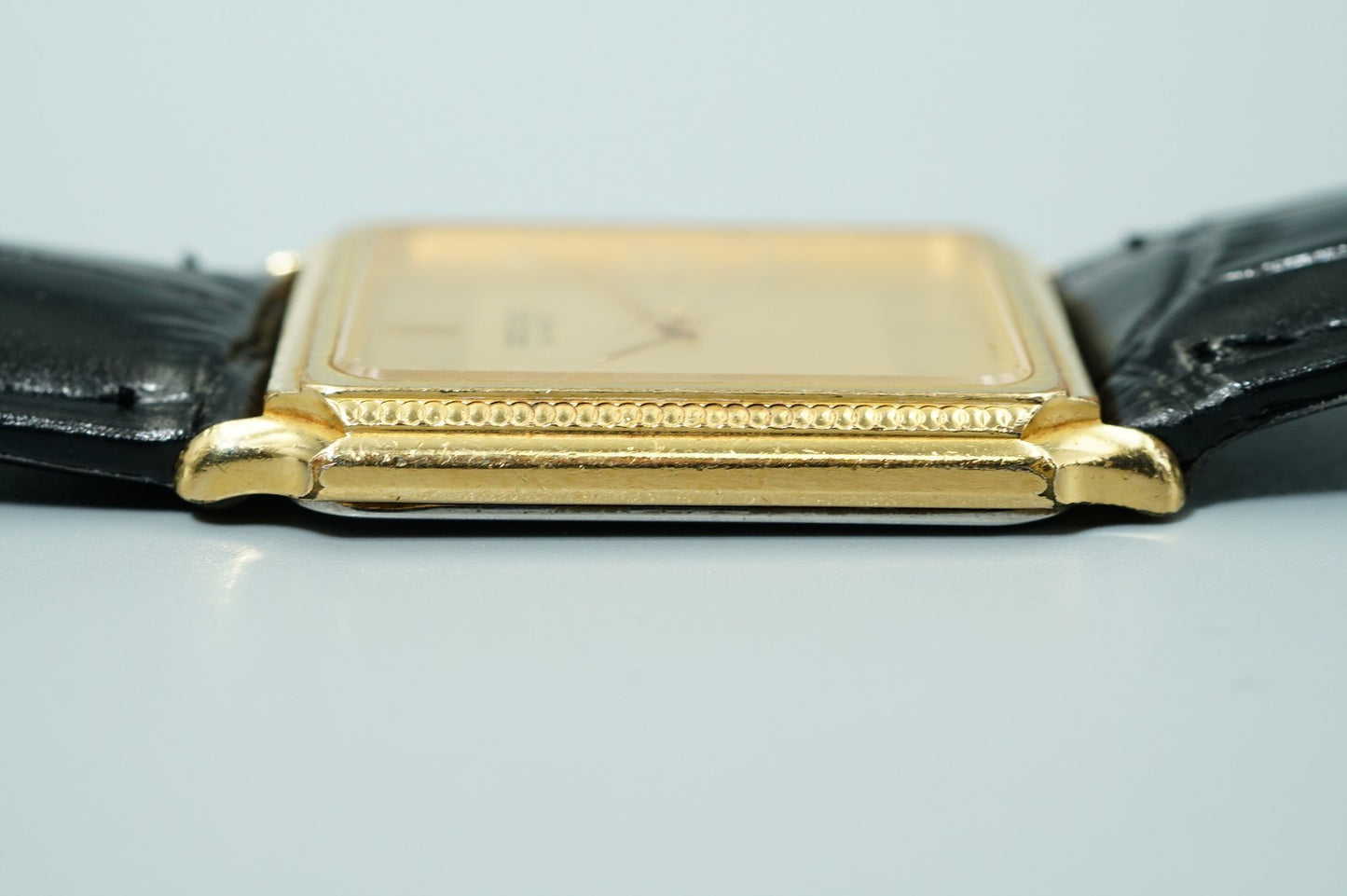 *Exc+5* Vintage 1994 SEIKO  5040 Quartz Gold Square 26mm Women,Ladies Watch