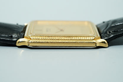 *Exc+5* Vintage 1994 SEIKO  5040 Quartz Gold Square 26mm Women,Ladies Watch