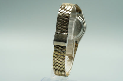 *Exc+5* Vintage 1982 SEIKO 5 7009-876A AT White Dial Round 38mm Mens Watch