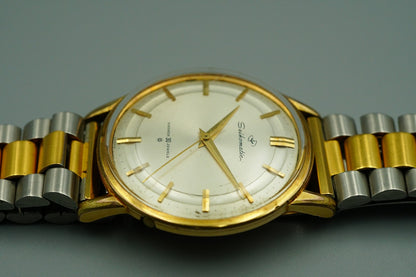 *Exc+5* Vintage SEIKO matic 15007DE Automatic Silver Dial Round 36mm Mens Watch