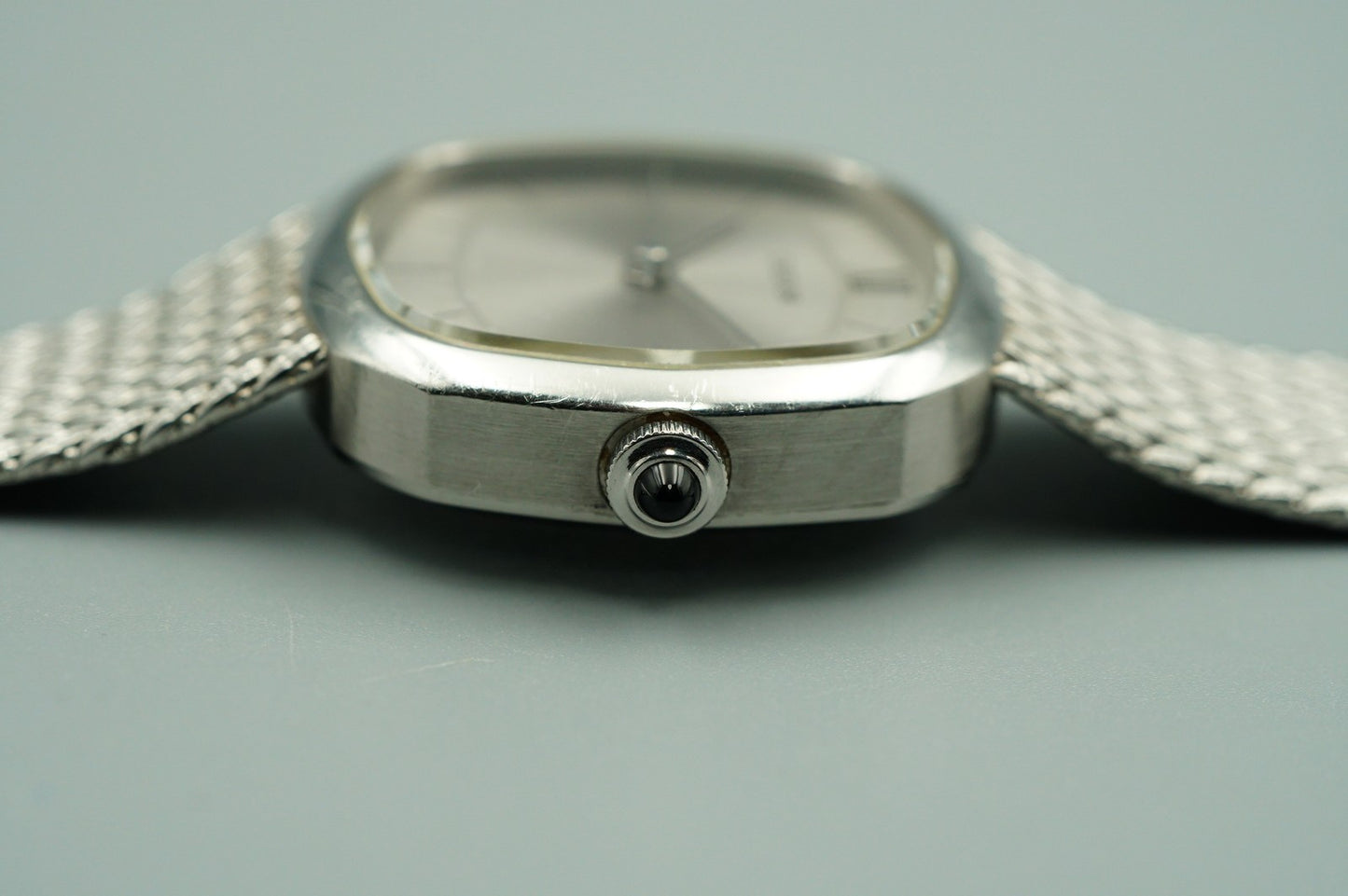 *NEAR MINT* Vintage 1985 SEIKO CREDOR 1421-5021 Qz Cream Square 22mm Women Watch