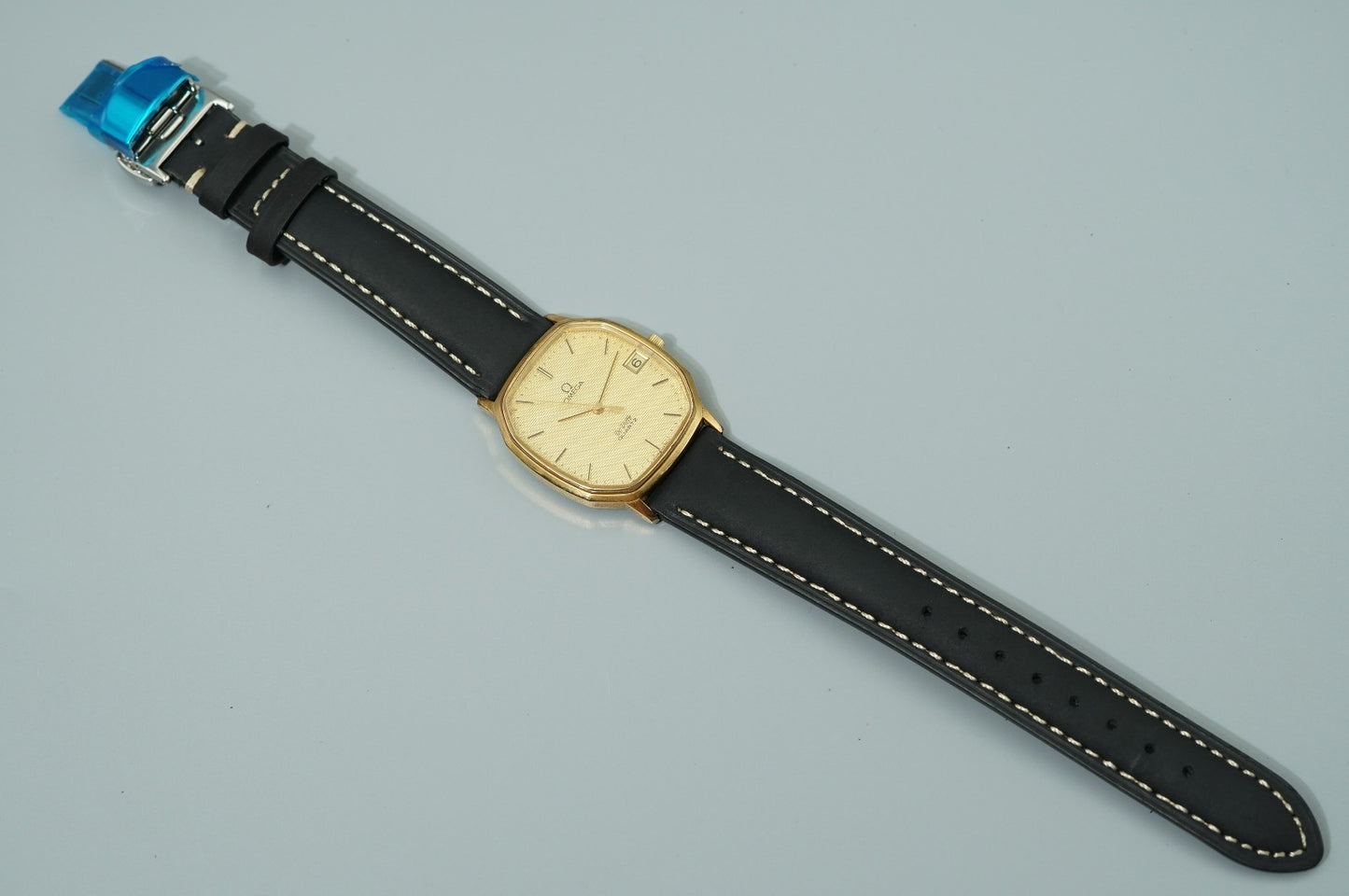 *Exc+4* Vintage 1970 OMEGA De Ville Cal.1332 Quartz Gold Octagon 31mm Mens Watch