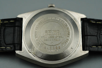 Exc+5 Vintage SEIKO LORD MATIC 5606-7000 Automatic Silver Round 36mm Mens Watch