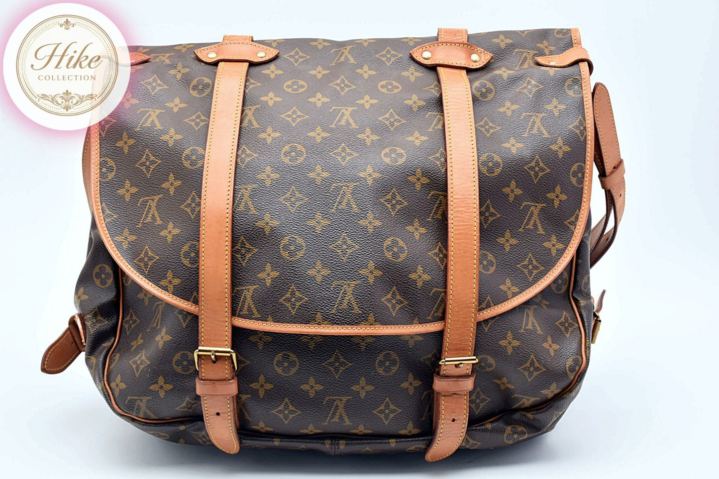 Louis Vuitton Saumur 43 Monogram Brown Shoulder Bag M42252 Authentic Condition A