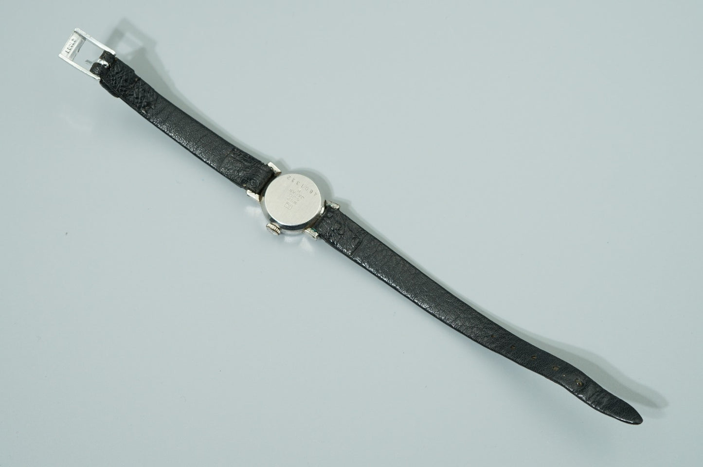 *Exc+4* Vintage 1964 SEIKO Solar Hand Winding Silver Dial Round 17mm Women Watch