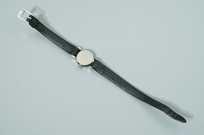 *Exc+4* Vintage 1964 SEIKO Solar Hand Winding Silver Dial Round 17mm Women Watch