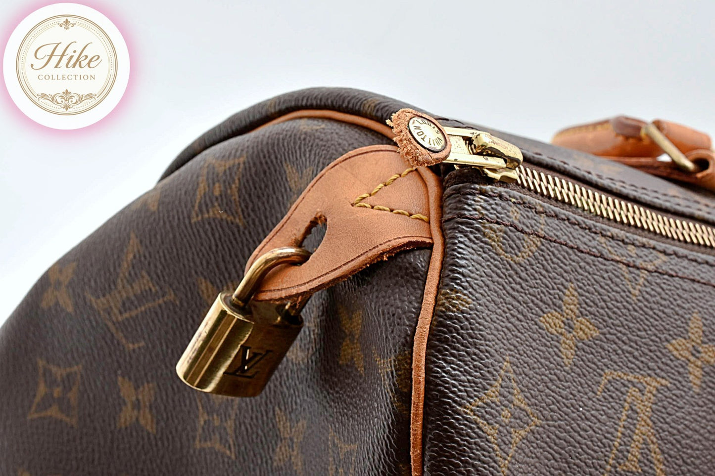 Louis Vuitton Speedy 35 Monogram Brown Handbag M41107  Authentic Condition *B*
