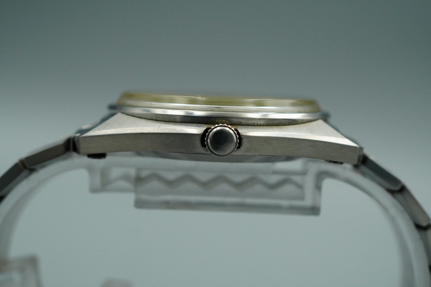 N MINT Vintage SEIKO LORD MATIC 5606-7000 Automatic Silver Round 36mm Mens Watch