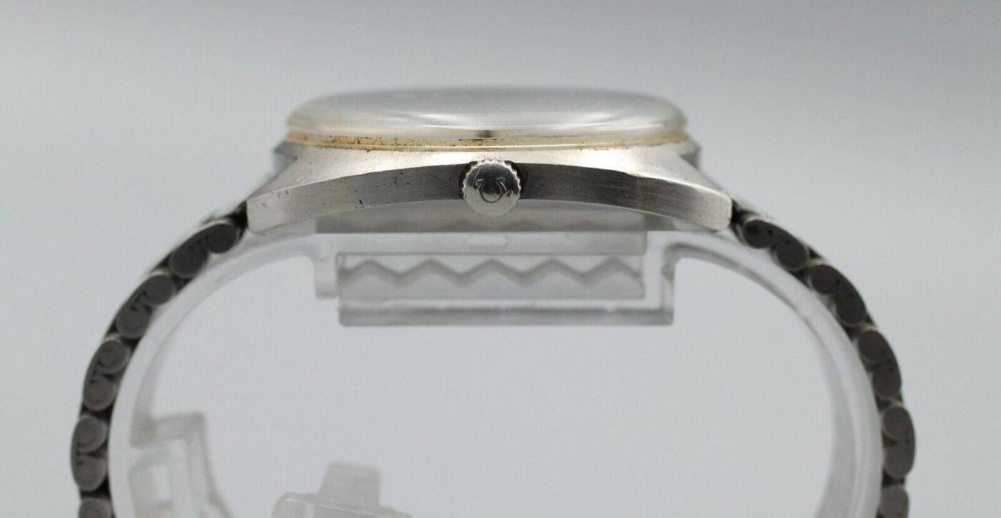 *N MINT* Vintage OMEGA Seamaster Cosmic Automatic Silver Cross Line Mens Watch