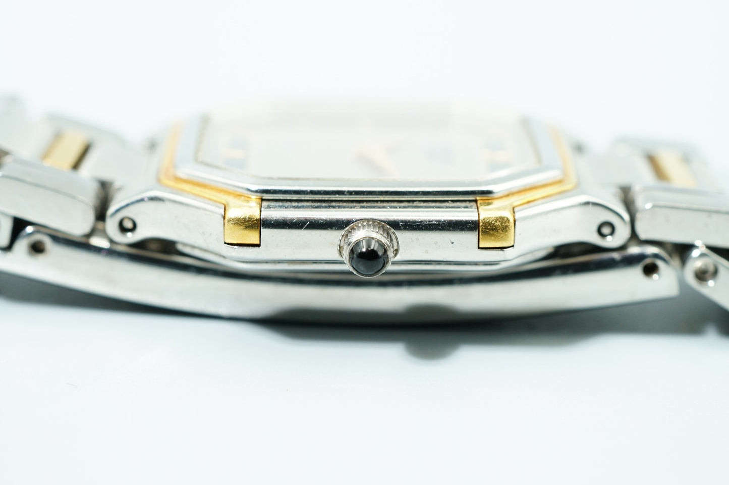 *N MINT* Vintage 1996 SEIKO CREDOR 5A70-3A00 Qz Gray Octagon 22mm Women Watch