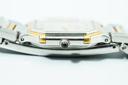 *N MINT* Vintage 1996 SEIKO CREDOR 5A70-3A00 Qz Gray Octagon 22mm Women Watch