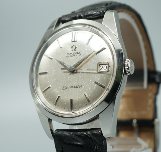 *Exc+5* Vintage 1963 OMEGA Seamaster Cal.562 Automatic Silver 34mm Mens Watch