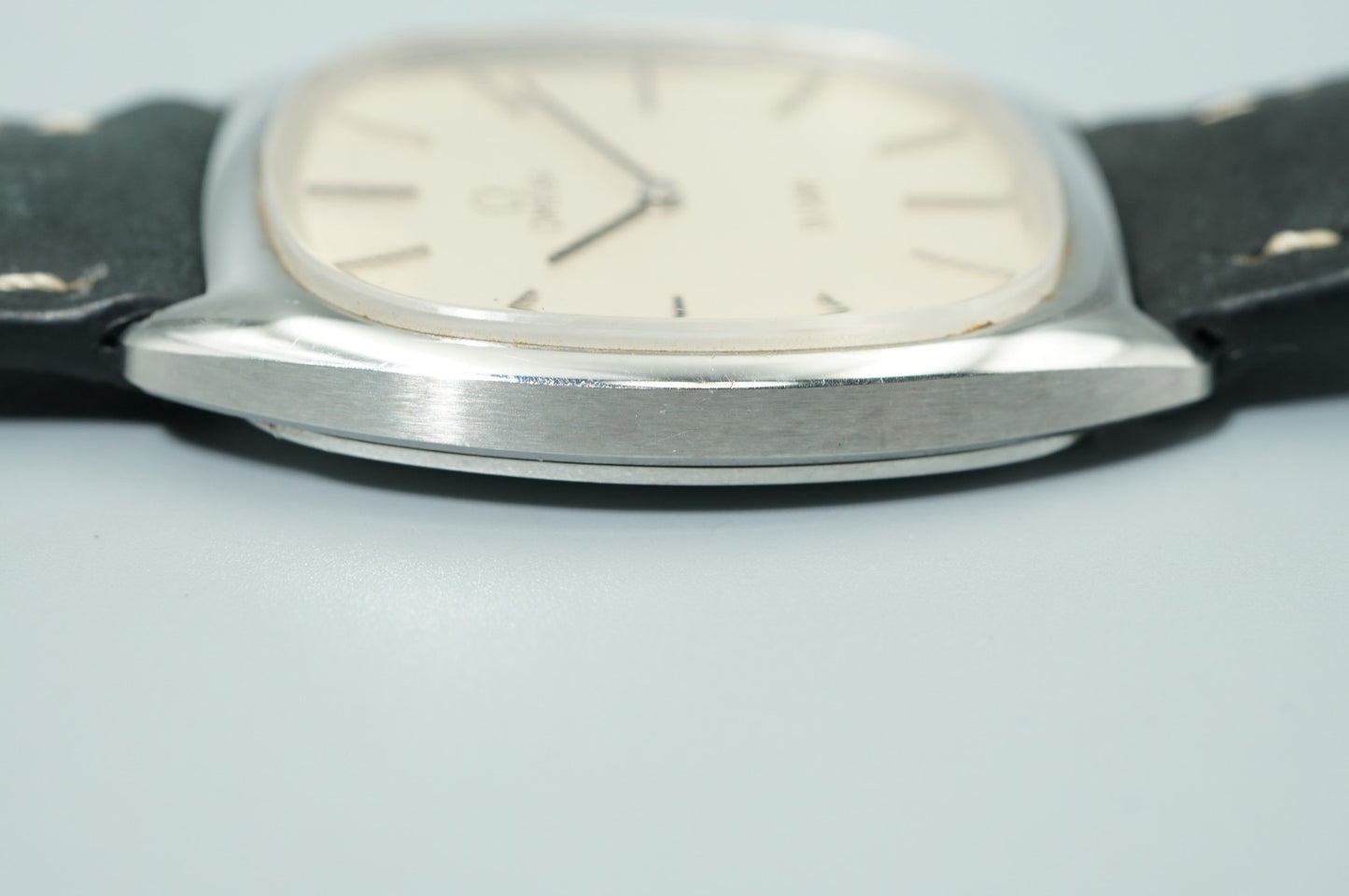 *N MINT* Vintage 1975 OMEGA De Ville Cal.625 Hand Wind Silver Square Mens Watch