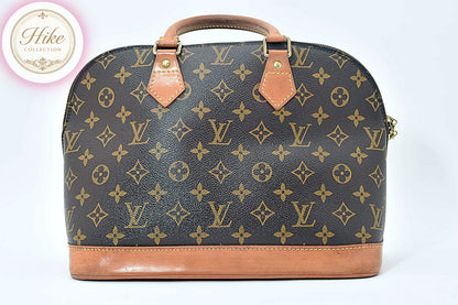 Louis Vuitton Alma PM Monogram Brown Handbag M51130 Ladies Authentic #B0004