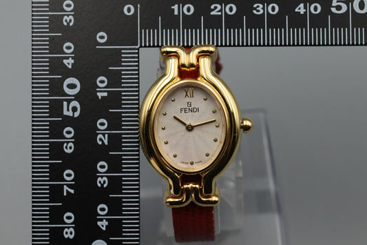 5 Collors [NEAR MINT in Box] FENDI 640L Change Belt Quartz Ladies Watch JAPAN