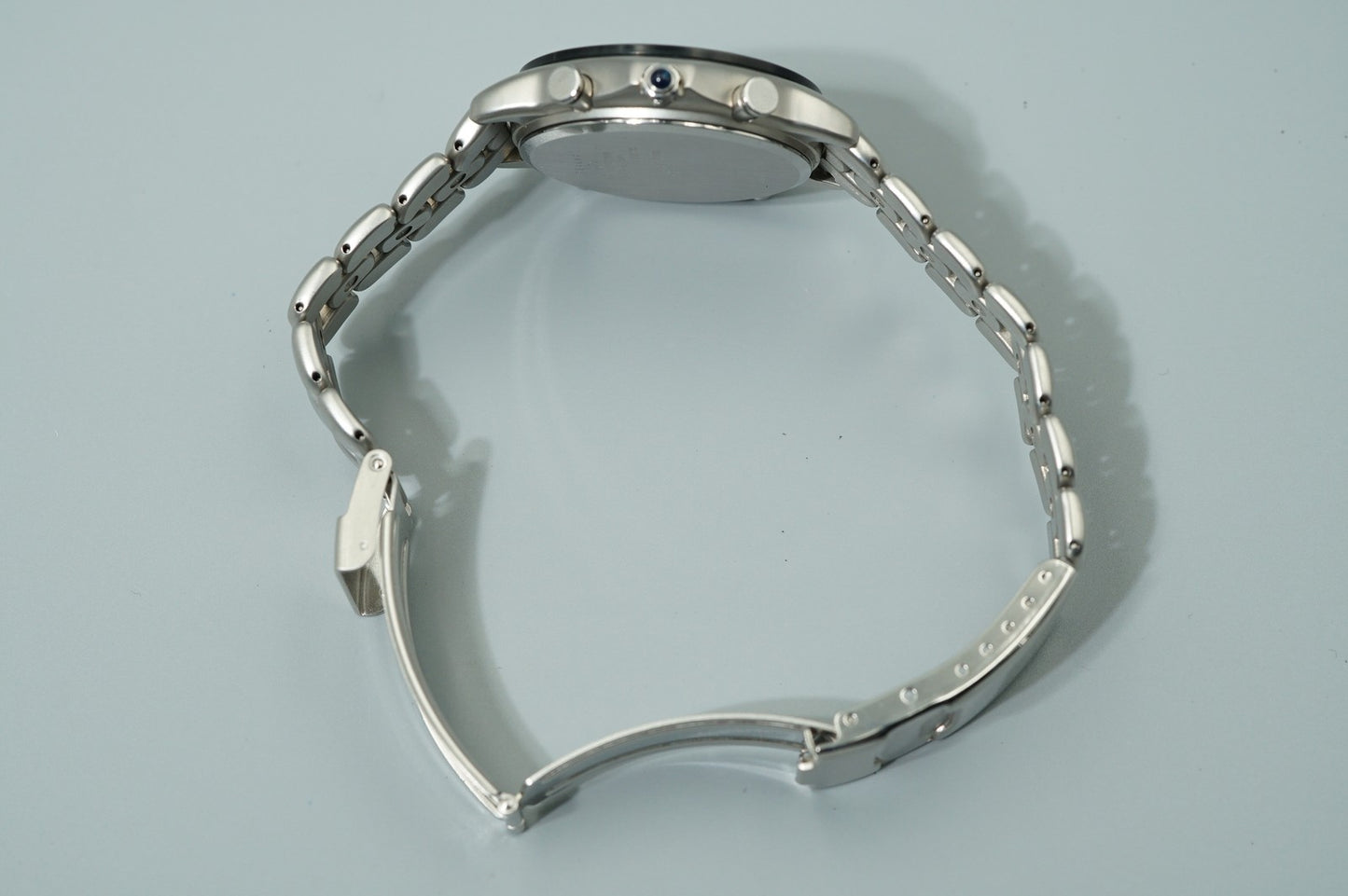 N MINT Vintage 1991 SEIKO PRESAGE  6M13-7000 Quartz Silver Round 38mm Mens Watch