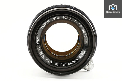 *Near MINT* Canon 50mm F/2.2 Lens for Leica L39 Screw Mount LTM From JAPAN