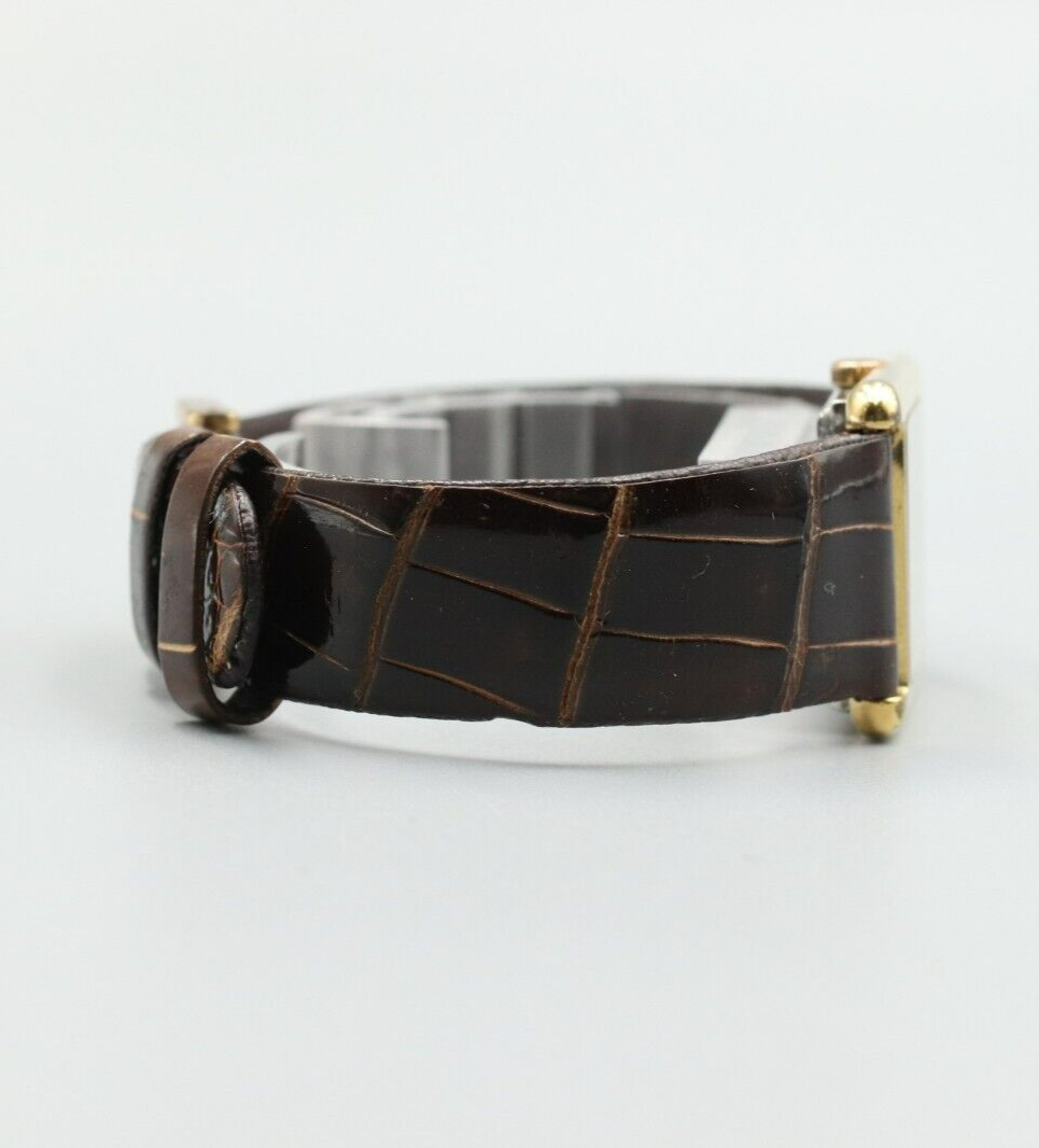 *Exc+5* Vintage OMEGA De Ville Cal.625 Hand Winding Gold Dial Square Women Watch