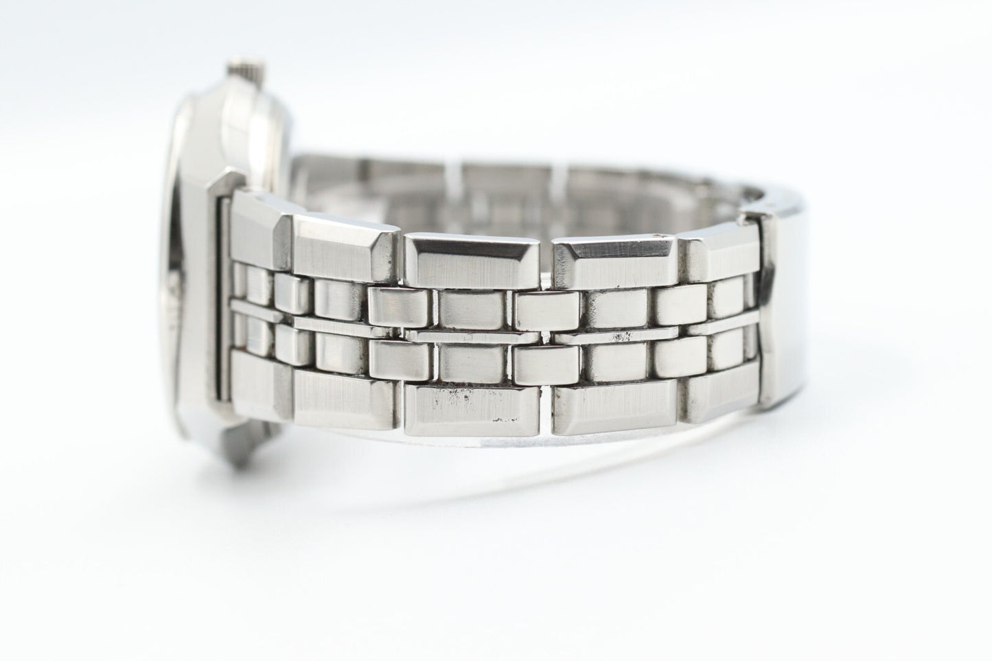 *Exc+5* Vintage SEIKO King Quartz 0853-8001 White Dial Day Date Round Mens Watch