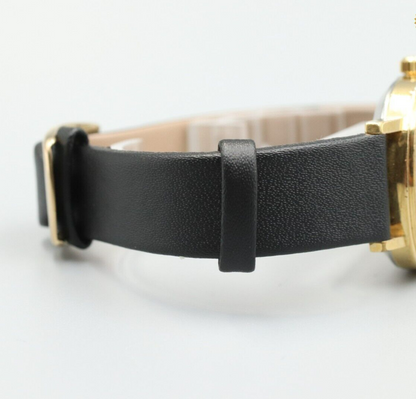*Exc+5* Vintage OMEGA De Ville Cal.1330 Ref.191.0046 Quartz Gold Dial Mens Watch