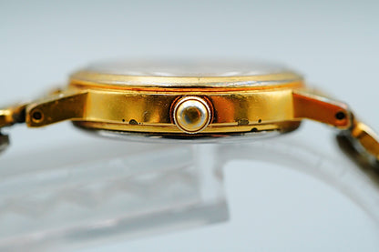 *Exc+5* Vintage 1999 SEIKO SPIRIT 4N21-0640 Quartz White Round 22mm Women Watch