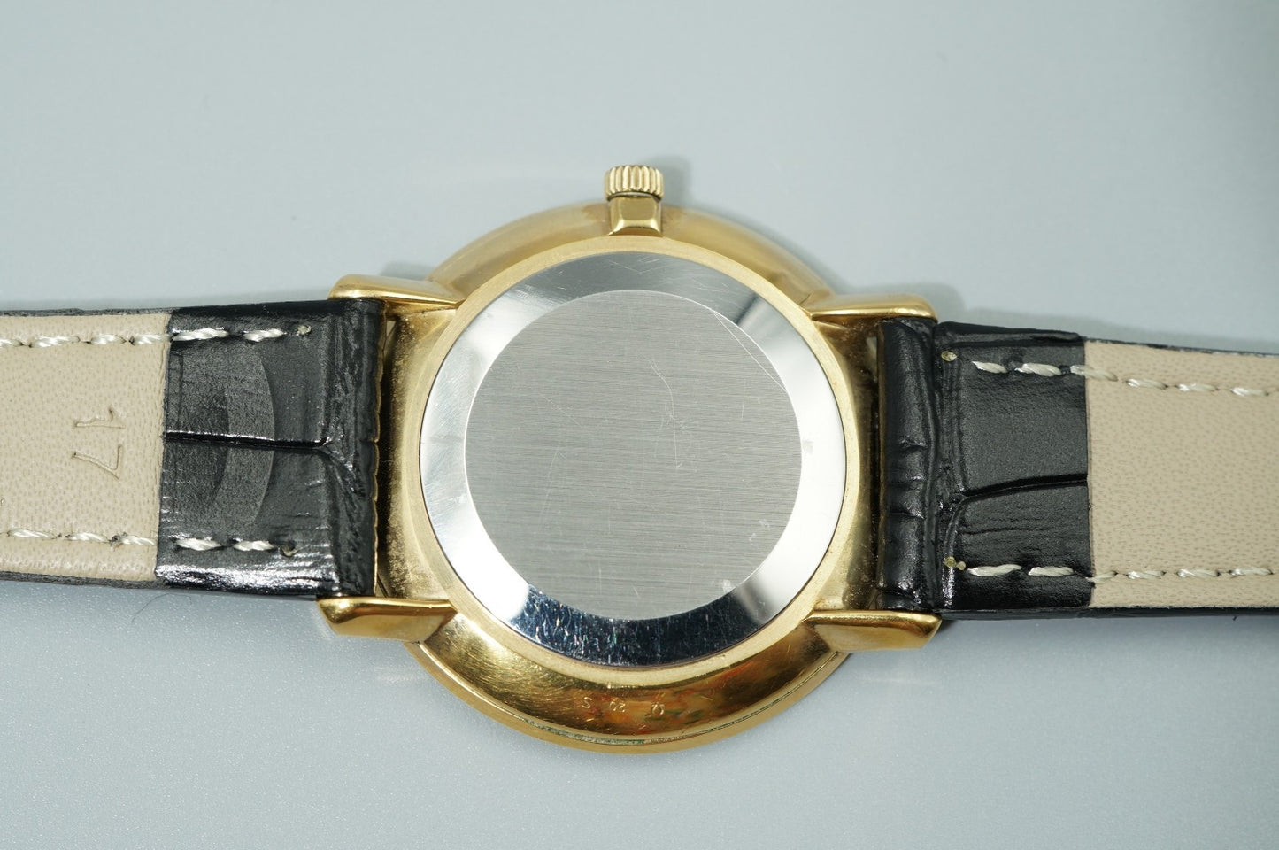 N MINT Vintage 1973 OMEGA De Ville Cal.625 Hand Wind Gold Round 33mm Mens Watch