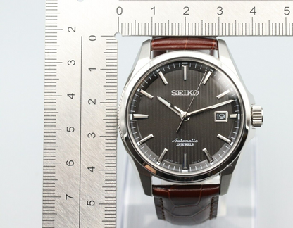 *MINT* Vintage Seiko Presage 6R15-02M0 Automatic Black Dial 23J Round Mens Watch