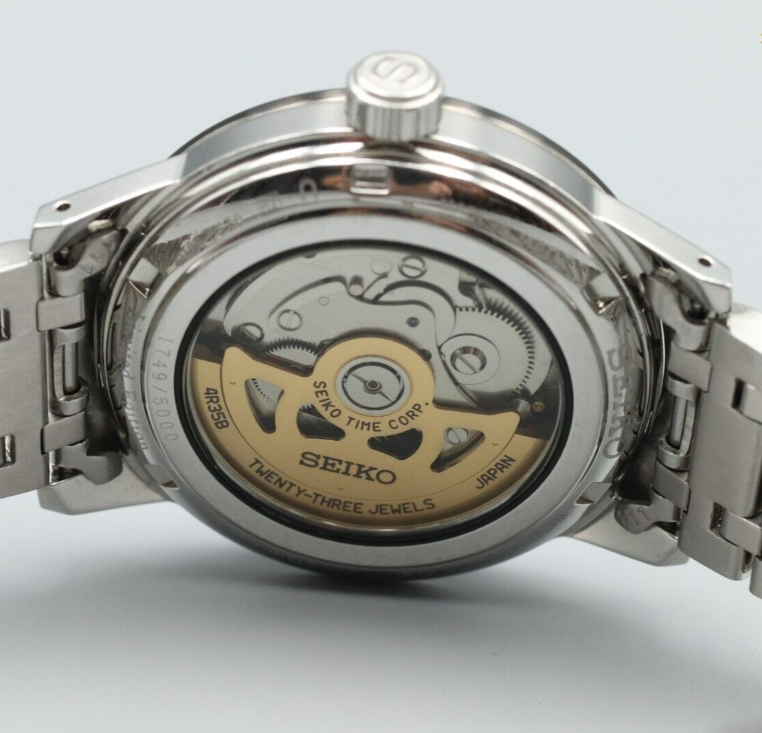 *N MINT+++* SEIKO Presage 4R35-05Z0 Automatic White Dial Date Round Mens Watch