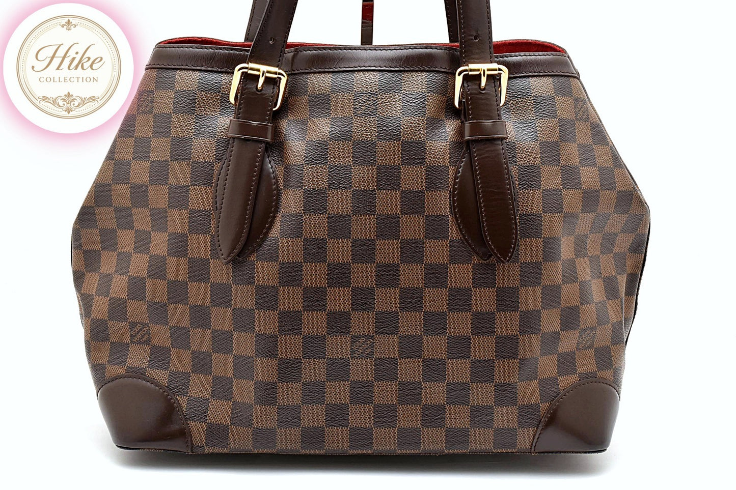 Louis Vuitton Hampstead MM Damier Ebene Tote Bag N51204 Authentic *AB* B0098