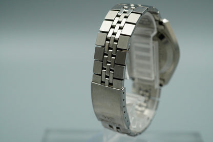 N MINT Vintage SEIKO LORD MATIC 5606-7000 Automatic Silver Round 36mm Mens Watch