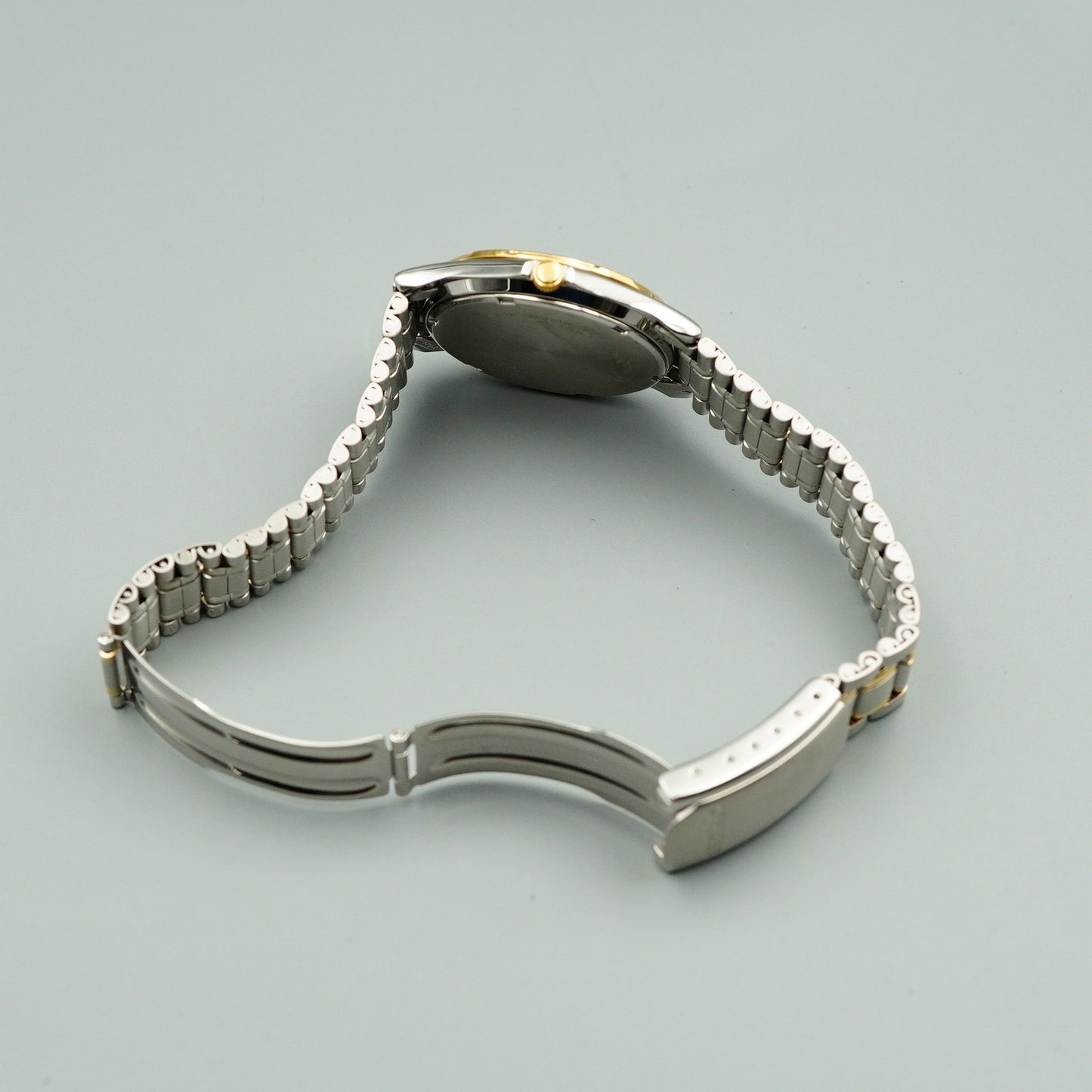 *MINT* Vintage 1994 SEIKO 7N43-6A09 Quartz Gray Dial Round 36mm Mens Watch