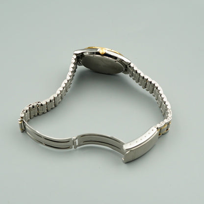 *MINT* Vintage 1994 SEIKO 7N43-6A09 Quartz Gray Dial Round 36mm Mens Watch