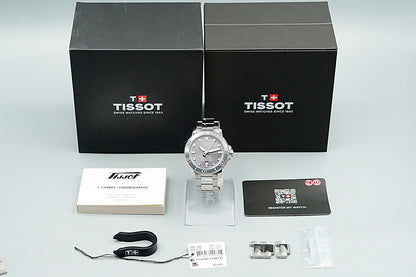 *TOP MINT* TISSOT Seastar Powermatic 80 T120407A Automatic Gray 43mm Mens Watch