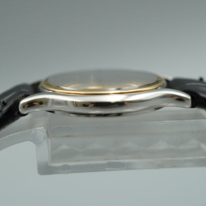 *MINT* Vintage SEIKO CREDOR 8420-0150 Quartz Silver Dial Round 23 mm Women Watch