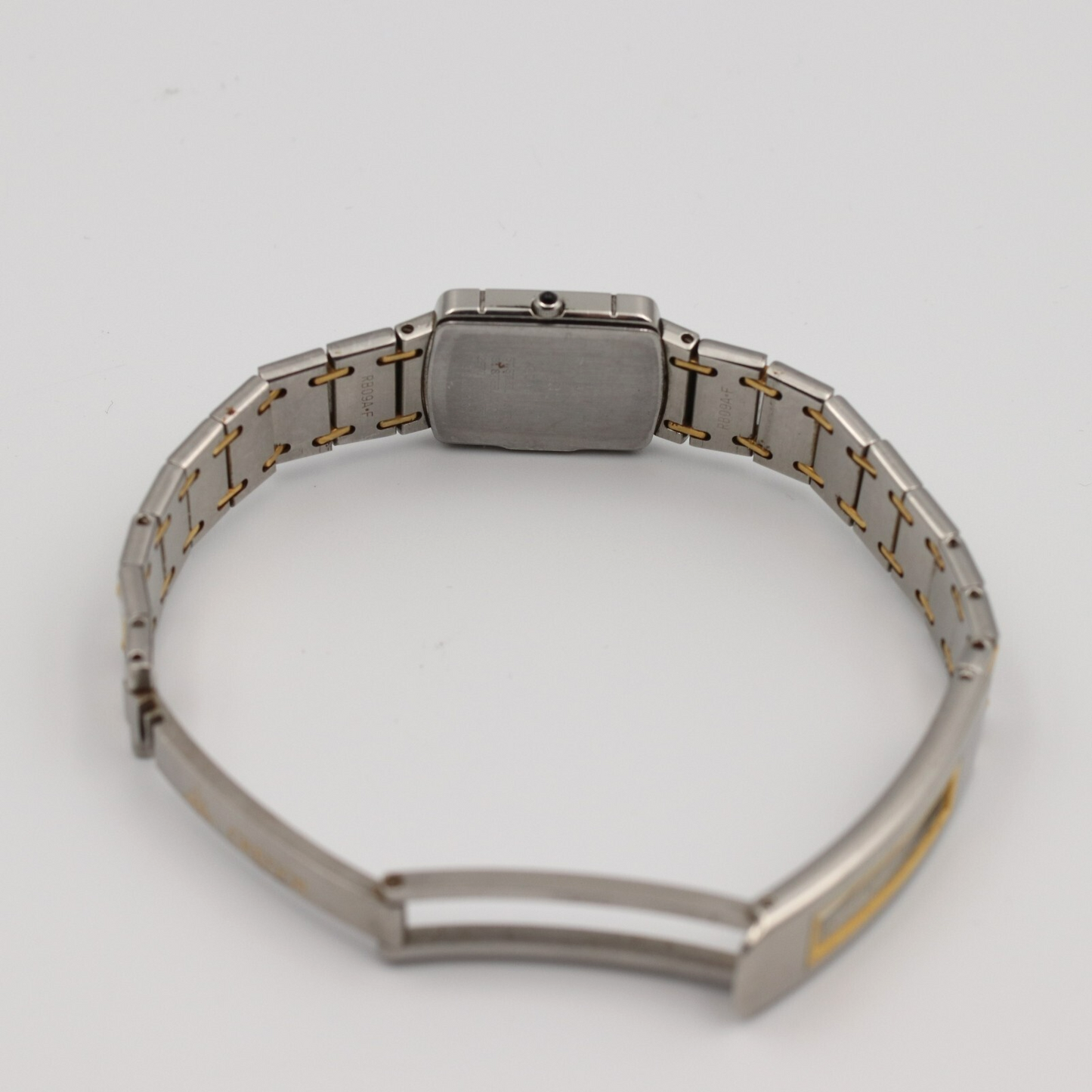 Exc+5 Vintage 1990s SEIKO CREDOR 2F70-5600 Qz Silver Rectangle 27mm Women Watch