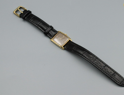 *Exc+5* Vintage OMEGA De Ville Cal.625 HandWinding Brown Dial Square Women Watch