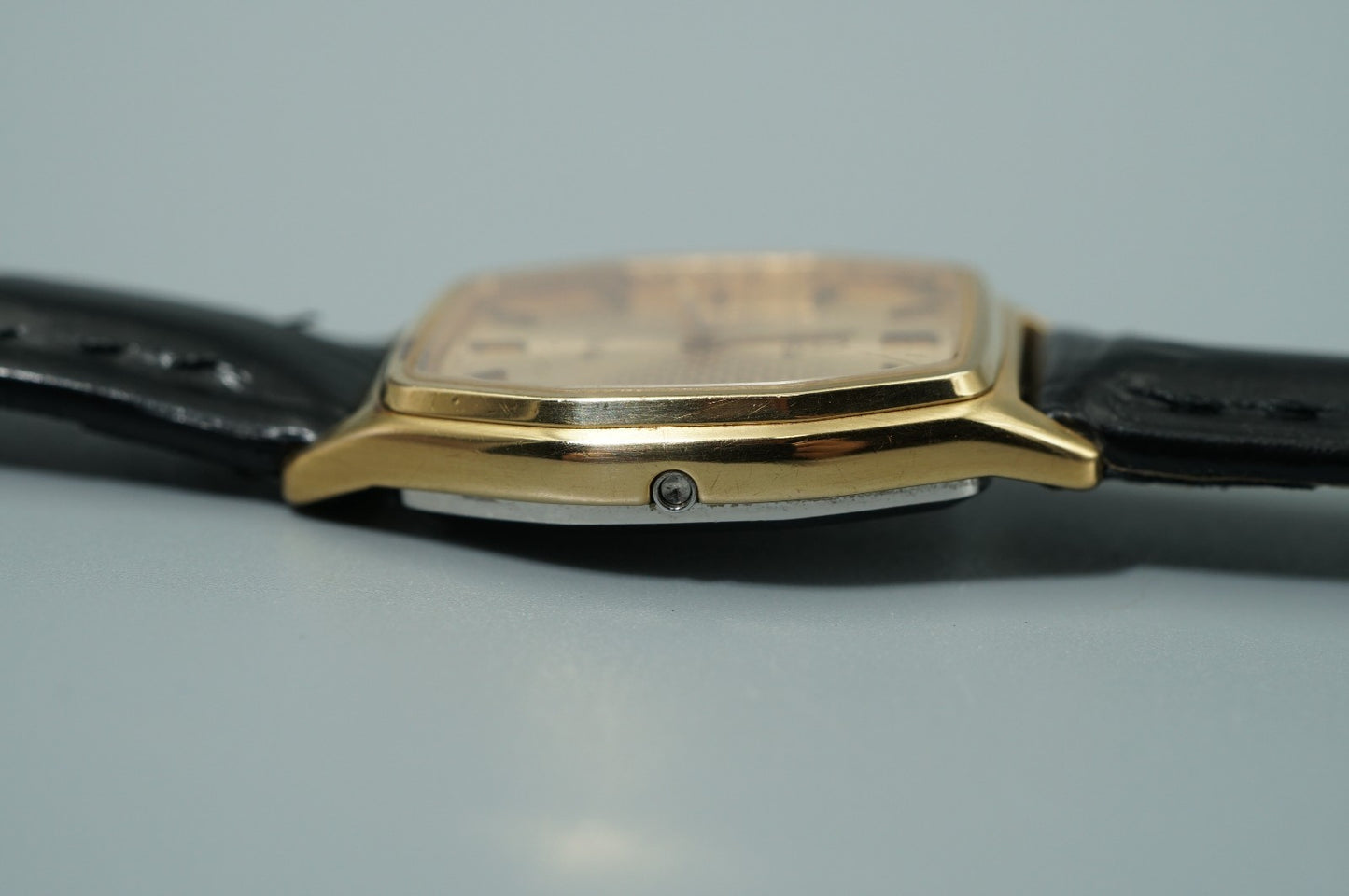 *N MINT* Vintage OMEGA De Ville Cal.1387 Quartz Gold Octagon 22mm Women Watch