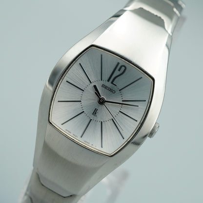 *N MINT* Vintage SEIKO 4N21-5460 Qz White Dial Square 24mm Women,Ladies Watch