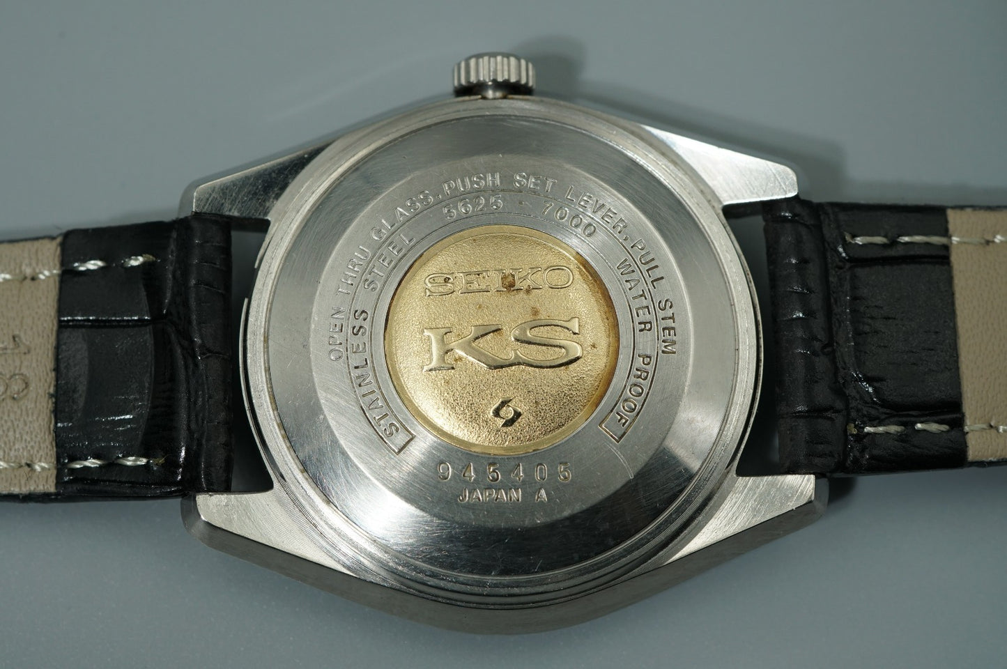 *Exc+4* Vintage 1969 SEIKO KS HI-BEAT 5626-7000 Automatic Silver 36mm Mens Watch